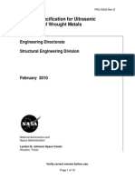 NASA Ultrasonic specifications