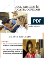 Rolul Familiei În Educaţia Copiilor