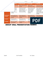 group oral presentation