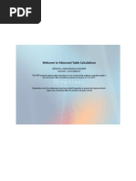 Tableau Advanced Table Calculations Guide