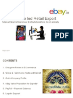 Ecommerce Led Retail Export: Helping Indian Entrepreneur & MSME Exporters To Win Globally