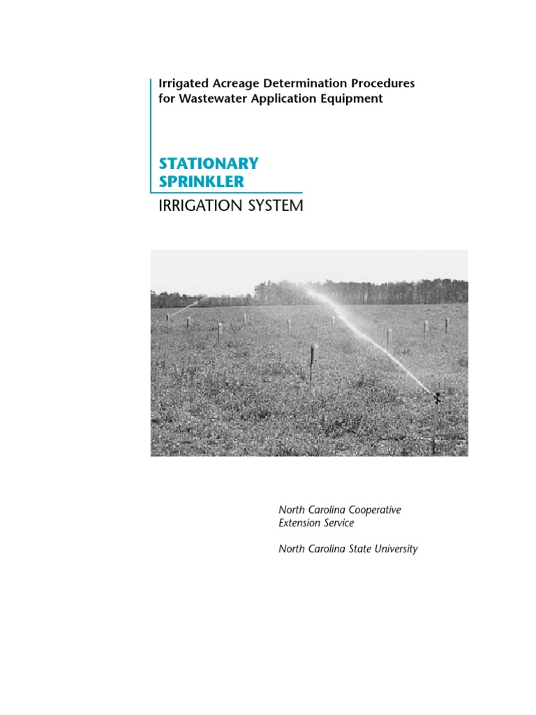 Determining Irrigated Acreage Guidelines for Calculating the Land Area