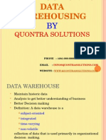 Dataware House Introduction by QuontraSolutions