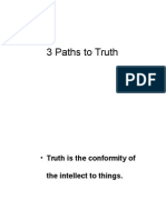 3 Paths To Truth