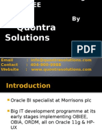 Performance Testing and OBIEE by Quontra Solutions