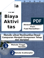 Perilaku Biaya Aktivitas