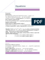 Theory of Equations