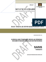 Dokumen Standard Sains SJKC Tahun 5