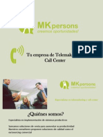 Mkpersons. Empresa Call Center para Telemarketing Madrid y Sevilla