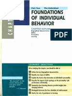 foundation for individual behaviour