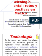 Toxicología ambiental México retos