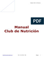 Club de Nutrici N Manual A Presentar