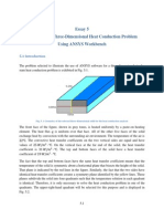 Tutorial of  Heat Conduction by Ansys