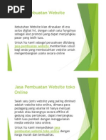 Download Jasa Pembuatan Website by Jasa Pembuatan Website SN257128153 doc pdf