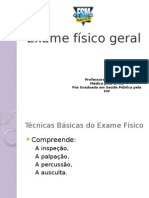 Exame Físico Geral - Ectoscopia - Med