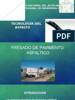 fresado de pavimento