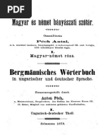 Magyar-Nemet Bányászati Szótár PDF | PDF