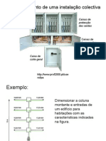 Dimensionamento de Uma Instalação Colectiva