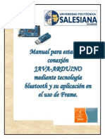 Manual Conexion Java-Arduino Bluetooth