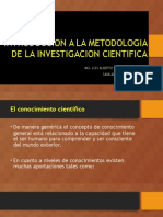 Introduccion A La Metodologia de La Investigacion Cientifica