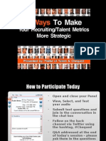 FOT Webinar - 6 Ways To Make Your Recruiting Metrics More Strategic