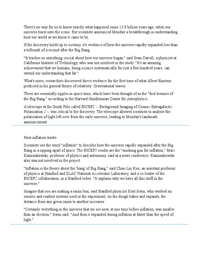 worksheet How The Universe Works Big Bang Worksheet article 1 sectioned gravitational wave cosmic microwave background
