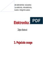 Elektronika 2 Predavanje - Pojacala Snage