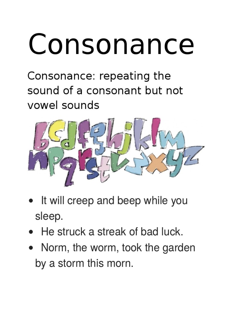 Examples of Consonance in Poetry | PDF