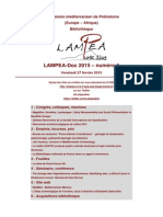 LAMPEA-Doc 2015 - numéro 6 / Vendredi 27 février 2015