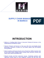 Marico Supply Chain Management PDF
