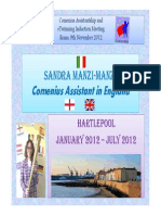 Sandra Manzi-Manzi: Comenius Assistant in England