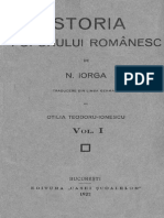 Nicolae Iorga - Istoria Poporului Romanesc. Volumul 1