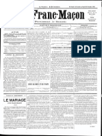 1885 - Le Franc Maçon N°8 - 14-21 Novembre 1885 - 1ère Année PDF