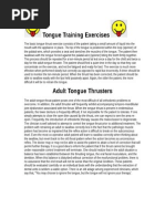 Facial Strengthening | PDF | Tongue | Mouth