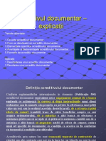 Model Acreditiv Documentar Explicatii