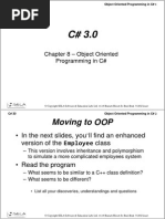 Chapter 8 - Object Oriented Programming in C#