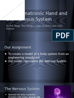 nervous system animatronic hand presentation