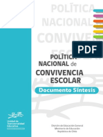 Politicas Sintesis Convivencia Escolar (2014)
