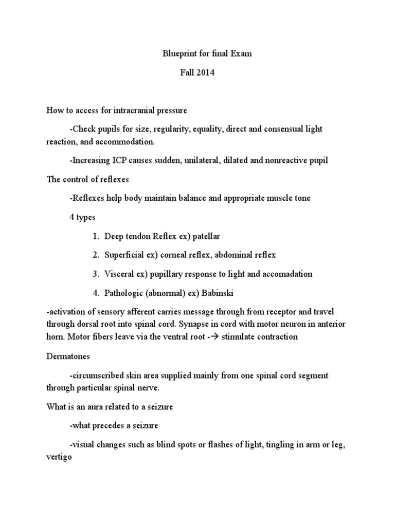 Neurological and Physical Exam Guide | PDF | Anatomical Terms Of Motion ...