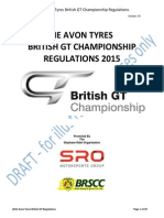 2015 British GT Regulations