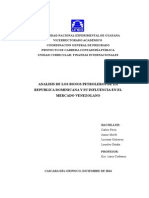 Analisis de Los Bonos Petroleros de RD Con El Mercado Venezolano.