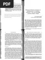 Presenca Da Literatura Portuguesa No Tardofranquismo e Na Transicao