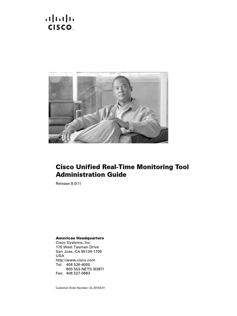 Cisco Call Manager CUCM RTMT | PDF | Microsoft Windows | Cisco Systems