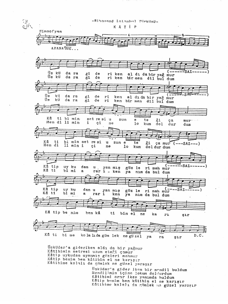 Oud notes for musicians