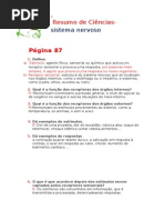 Ciências 9ºano sistema nervoso