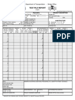 Test Pile Report: Minnesota Department of Transportation - Bridge Office