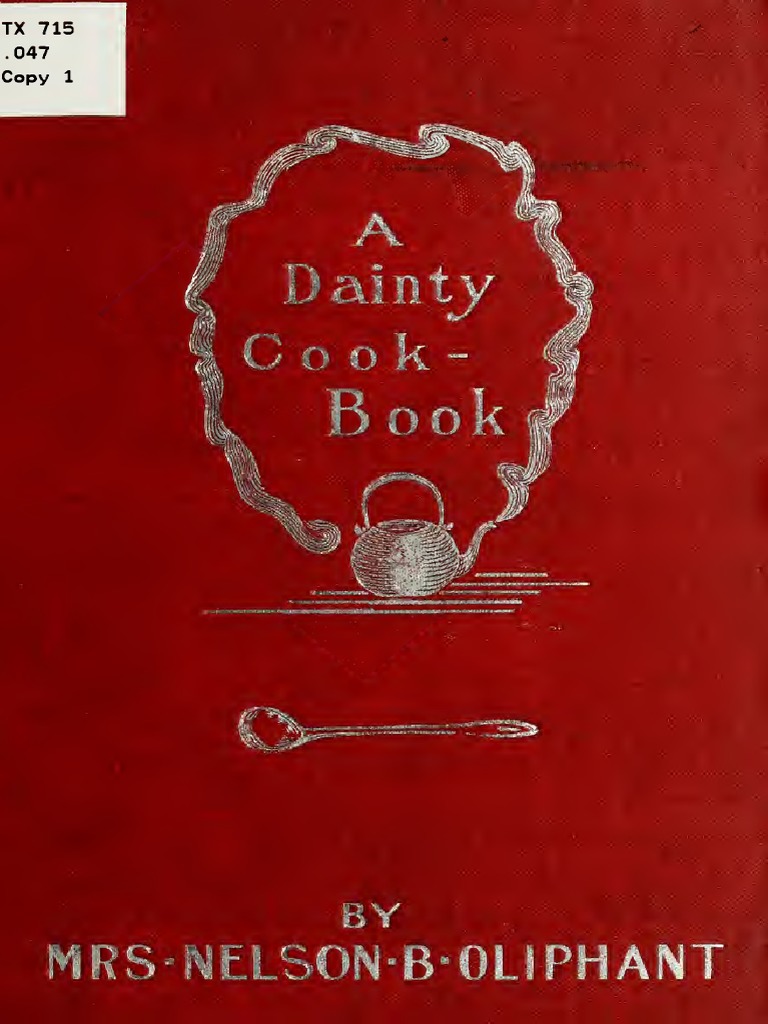 1902 - A Dainty Cookbook | Download Free PDF | Lunch | Lamb And Mutton