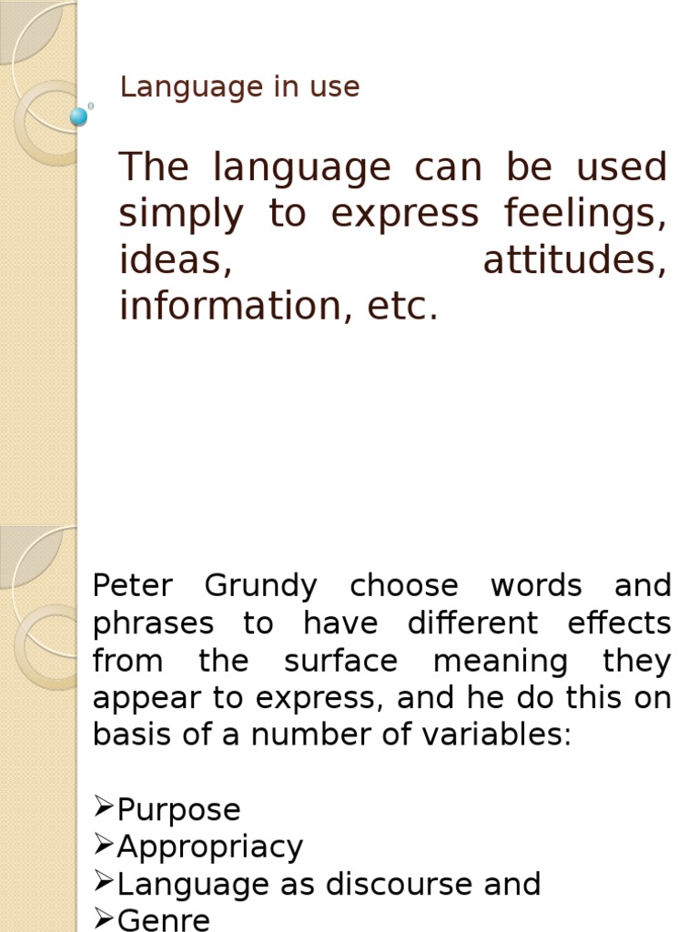 Functions of Language in Context | PDF