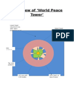 Plan View of World Peace Tower'