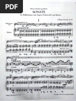 O. Schoeck - Bass Clarinet Sonata, Op.41 - 1st Mov. - Piano